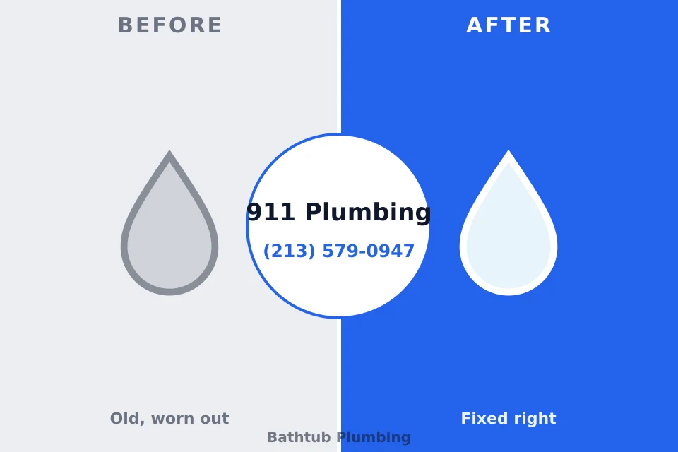 Before and after: plumbing repair Snead, AL
